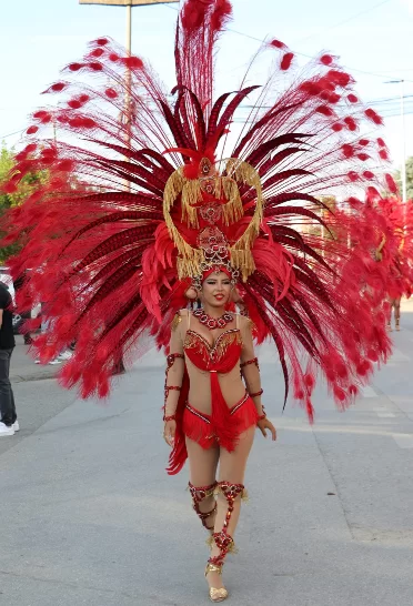 Golden Eagle Carnival red costume