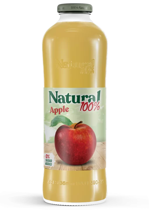 Natural apple bottle