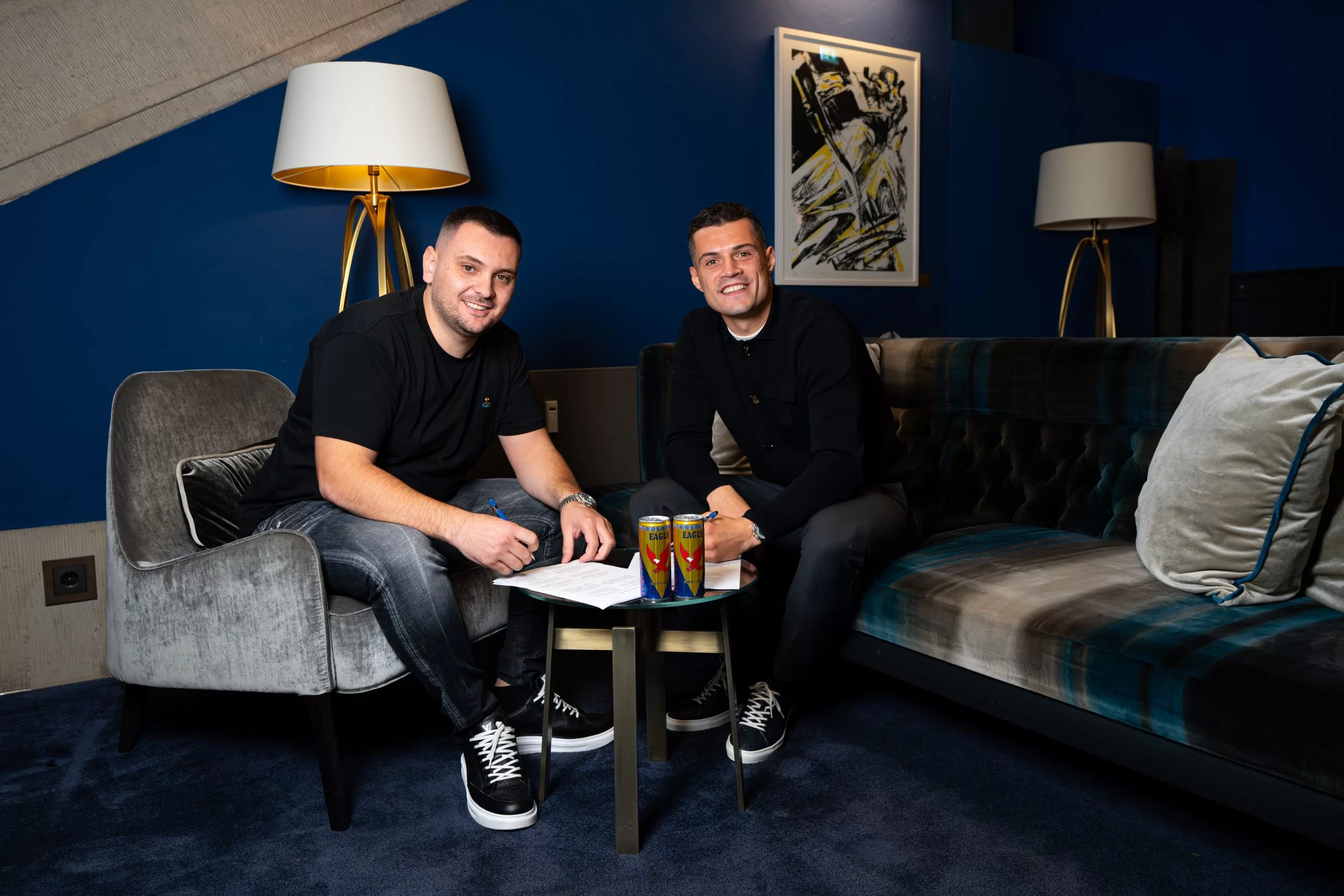 Golden Eagle and Granit Xhaka
