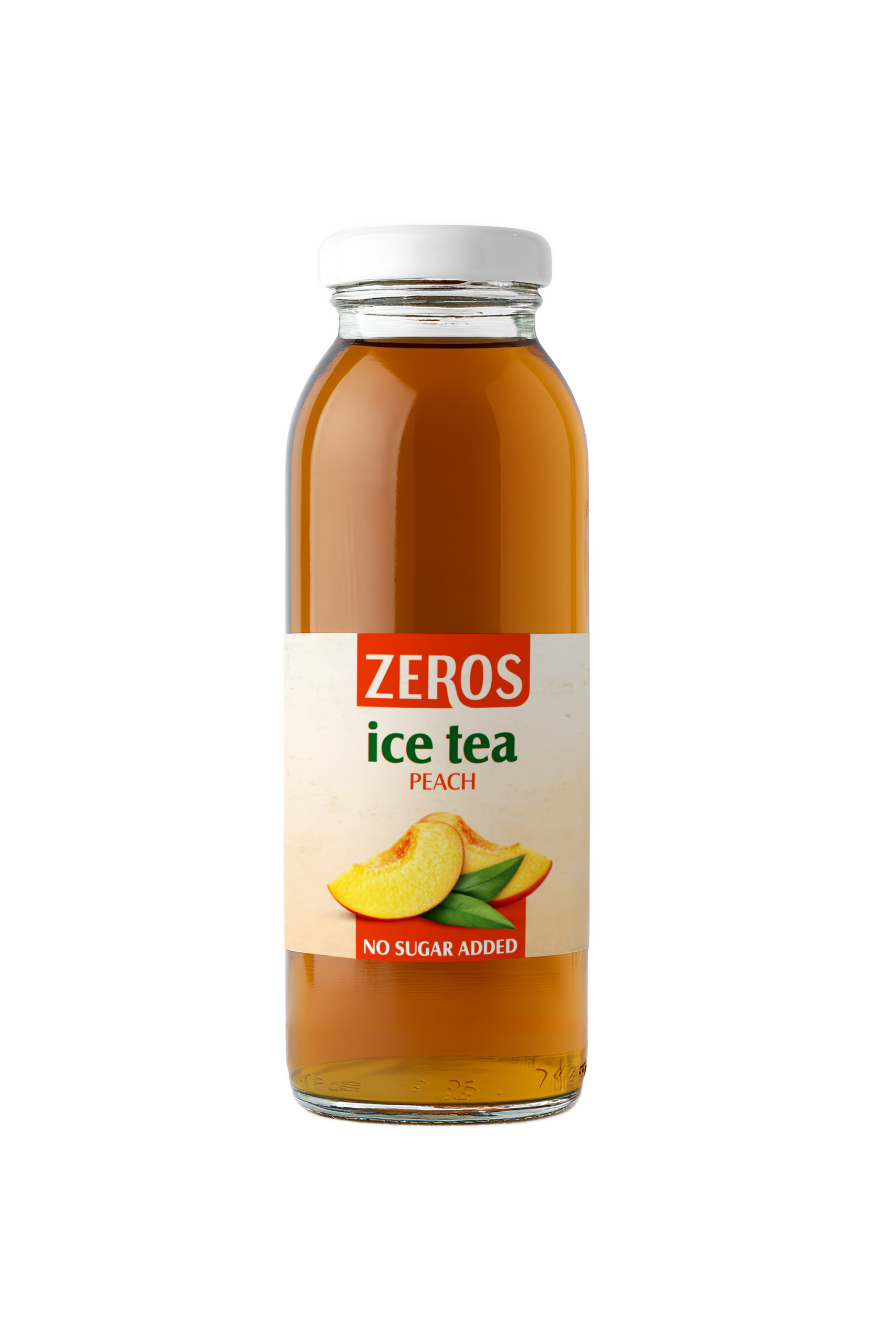 ZEROS Ice Tea Peach bottle