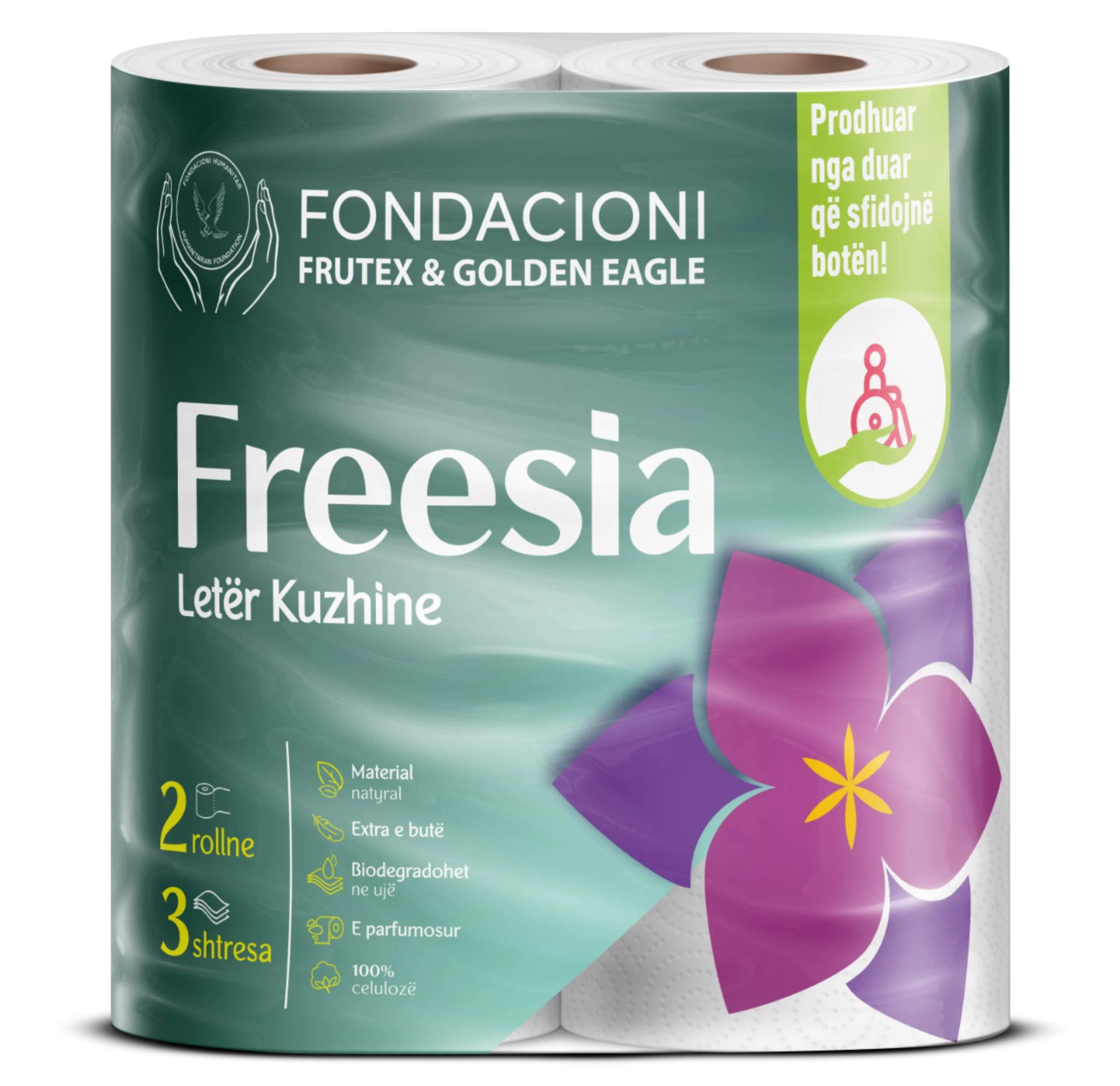 Freesia Kitchen Paper 2 Rolls